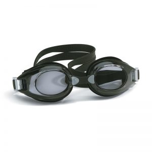 Zwembril op sterkte zwart