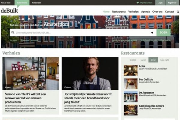 De website van De Buik van Amsterdam